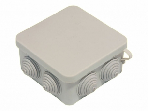 Коробка распределительная 100х100х50, 7 вывода, IP55 | КР2604 | HEGEL