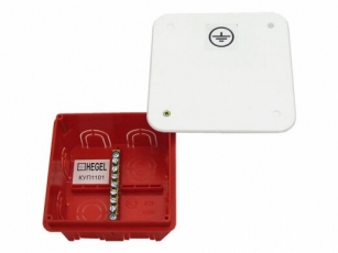 Коробка уравнения потенциалов 102х102х50 IP20 | КУП1101-И | HEGEL