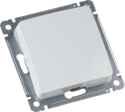 Выключатель скрытой установки, одноклавишный, механизм, цвет белый | ВС10-411 | HEGEL