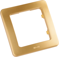 Рамка одноместная, скрытой установки, цвет золото | Р401-07 | HEGEL
