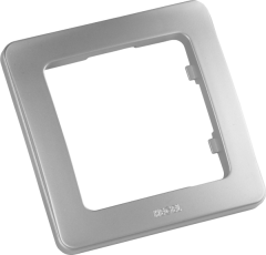 Рамка одноместная, скрытой установки, цвет серебро | Р401-06 | HEGEL