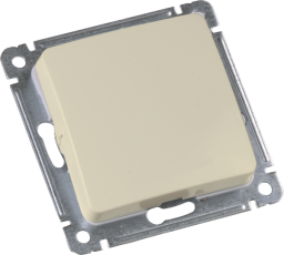 Переключатель скрытой установки, одноклавишный, механизм, цвет слоновая кость | ВС10-461-01 | HEGEL
