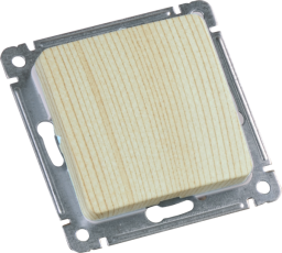 Переключатель скрытой установки, одноклавишный, механизм, цвет сосна | ВС10-461-02 | HEGEL