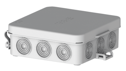 Коробка распределительная 87х87х31, 12 выводов, IP54 | КР2503-И | HEGEL