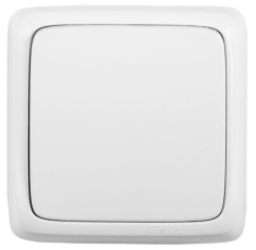 Выключатель открытой установки, одноклавишный, цвет белый | ВА10-111 | HEGEL