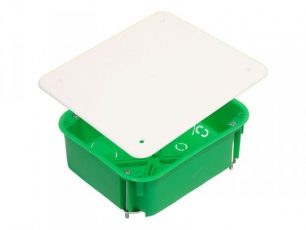 Коробка распределительная с/у 120х100Х50 металлические лапки (для полых стен) | КР1203 | HEGEL