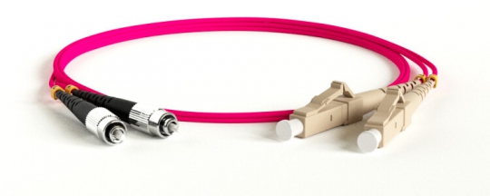 Патч-корд FC-D2-504-FC/PR-LC/PR-H-2M-LSZH-MG волоконно-оптический (шнур) MM 50/125(OM4), FC-LC, duplex, LSZH, 2 м | 243528 | Hyperline