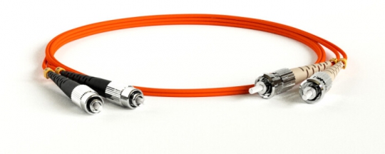Патч-корд FC-D2-50-FC/PR-ST/PR-H-3M-LSZH-OR волоконно-оптический (шнур) MM 50/125, FC-ST, 2.0 мм, duplex, LSZH, 3 м | 239432 | Hyperline