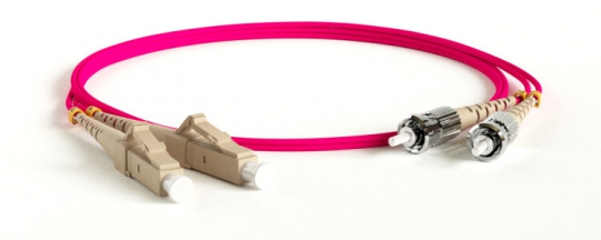 Патч-корд FC-D2-504-LC/PR-ST/PR-H-30M-LSZH-MG волоконно-оптический (шнур) MM 50/125(OM4), LC-ST, duplex, LSZH, 30 м | 247758 | Hyperline