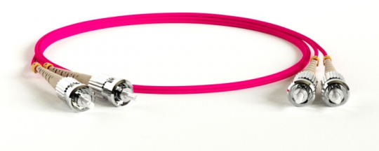 Патч-корд FC-D2-504-ST/PR-ST/PR-H-15M-LSZH-MG волоконно-оптический (шнур) MM 50/125(OM4), ST-ST, 2.0 мм, duplex, LSZH, 15 м | 247800 | Hyperline