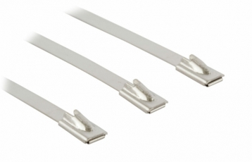 FVC-200ST Стяжка стальная, коррозионно-стойкая (нержавеющая сталь 304L), 200x4.5x0.3мм, (100 шт) | 17073 | Hyperline