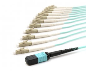 TC-MC3-9-MPOF8/AX-4xDLC/UX-IN-1/5M-LSZH-YL Транковая сборка fan out, 1хMPO (мама)- 4хLC (duplex), 8 волокон, SM 9/125 (OS2), LSZH | 414091 | Hyperline