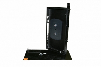 Hyperline FO-19R-1U-3xSLT-W140H42-24UN-BK Бокс оптический универсальный 19