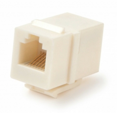 Адаптер проходной CA2-KJ-C2-WH (coupler), RJ-12(6P6C) формата Keystone Jack, белый | 47391 | Hyperline