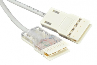 Патч-корд PC-110-110-4P-C5e-1M-GY 110 тип-110 тип, 4 пары, Cat.5e, 1 м, серый | 20383 | Hyperline