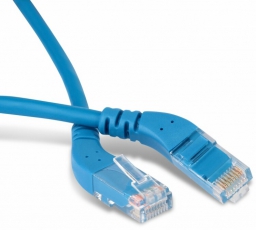 Патч-корд PC-APM-UTP-RJ45/L45-RJ45/L45-C5e-5M-LSZH-BL U/UTP угловой, левый 45°-левый 45°, Cat.5e, LSZH, 5 м, синий | 232788 | Hyperline