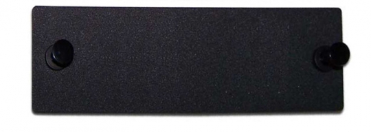 Панель лицевая FO-FR-W140H42-BK (модуль) заглушка, черная | 250388 | Hyperline