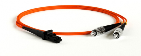 Патч-корд FC-D2-50-FC/PR-MTRJM/PR-H-3M-LSZH-OR волоконно-оптический (шнур) MM 50/125, FC-MTRJ(папа), 2.0 мм, duplex, LSZH, 3 м | 27969 | Hyperline