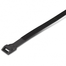 GTN-180HDB Стяжка нейлоновая неоткрывающаяся, безгалогенная (halogen free), 180x8.6x2 мм, полиамид 11/12 (100 шт) | 17035 | Hyperline