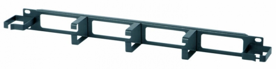 CM-1U-V6H2-PL Кабельный организатор с пластиковыми кольцами (6 вертикальных и 2 горизонтальных), 19