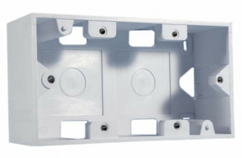 MB-2E-35 Коробка для настенного монтажа 80x148x45 мм, французский стандарт | 243646 | Hyperline