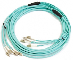TC-DT-9S-4xFC/UY-4xLC/UY-IN-30M-LSZH-YL Кабельная волоконно-оптическая транковая сборка, 9/125(SMF-28 Ultra)одномодовый,LSZH,30 м | 422845 | Hyperline