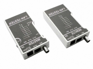 Тестер HL-NCT1 LT-100 для витой пары, коаксиала, телефона (кож.зам.чехол) | 16382 | Hyperline