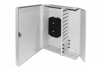 Бокс оптич.FO-WBX-12xSLT-W140H42-96UN-GY унив.наст.,от8до96п.(SC,duplexLC,ST,FC),со сплайс пласт.,без пиг.и прох.ад.,сер. | 250445 | Hyperline