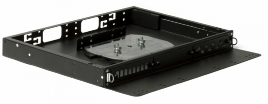 Hyperline FO-19V-1U-3xSLT-W130H30-24UN-BK Бокс оптический универсальный 19