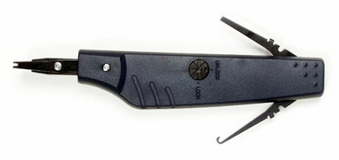 Инструмент HT-344KR для заделки кабеля в контакты плинтов и 110 типа, сенсорный, ударный, регулируемый | 19852 | Hyperline