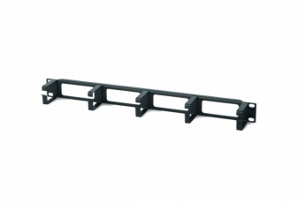 Организатор кабельный CM-1U-ML с металлическими кольцами, 19