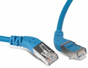 Патч-корд PC-APM-STP-RJ45/R45-RJ45/R45-C5e-3M-LSZH-BL F/UTP угл.,экранир.правый 45°-правый 45°,Cat.5e,LSZH,3м,синий | 232935 | Hyperline