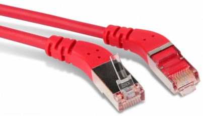 Патч-корд PC-APM-STP-RJ45/L45-RJ45/R45-C5e-5M-LSZH-RD F/UTP угл.,экранир.левый 45°-правый 45°,Cat.5e,LSZH,5м,красн. | 232953 | Hyperline