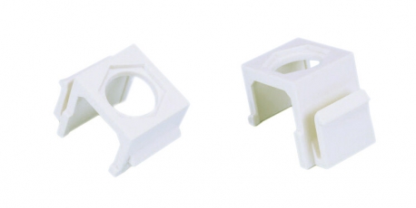 KJ1-COAX-WH Вставка формата Keystone Jack для коаксиальных разъемов, ROHS, белая | 246965 | Hyperline