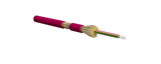 FO-DT-IN-504-16-LSZH-MG Кабель волоконно-оптический 50/125 (OM4) многомодовый, 16 волокон LSZH, нг(А)-HF, -40°C - +70°C, маджента | 390748 | Hyperline