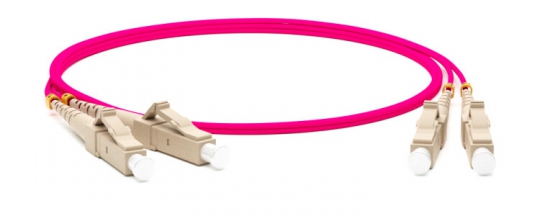 Патч-корд FC-D2-504-LC/PR-LC/PR-H-5M-LSZH-MG волоконно-оптический (шнур) MM 50/125(OM4), LC-LC, duplex, 10G/40G, LSZH, 5 м | 243538 | Hyperline