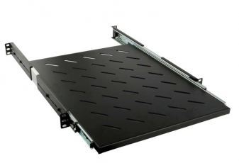 Полка выдвижная SRVSH-1000-RAL9005 глубиной 1000 мм для стоек глубиной 1000 мм (до 90 кг), цвет черный (RAL 9005) | 34855 | Hyperline
