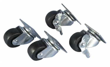 Ролик TCAS-2IBRK для шкафов, с тормозом , макс. нагр. 150 кг, d= 50.8 мм, для шкафов серии TTC, TTC2, TSC | 28501 | Hyperline