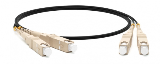 Патч-корд FC-D2-50-SC/PR-SC/PR-H-25M-LSZH-BK волоконно-оптический (шнур) MM 50/125, SC-SC, 2.0 мм, duplex, LSZH, 25 м, черный | 243683 | Hyperline