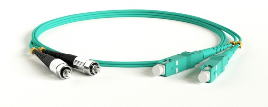 Патч-корд FC-D2-503-FC/PR-SC/PR-H-20M-LSZH-AQ волоконно-оптический (шнур) MM 50/125(OM3), FC-SC, duplex, LSZH, 20 м | 247691 | Hyperline