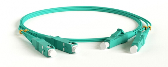 Патч-корд FC-D2-503-LC/PR-SC/PR-H-15M-LSZH-AQ волоконно-оптический (шнур) MM 50/125(OM3), LC-SC, duplex, 10G, LSZH, 15 м | 42833 | Hyperline