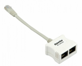 Разветвитель SPL-BRIDGE RJ-45 4Prр.USOC -> 2 x 4Pr.USOC | 34553 | Hyperline