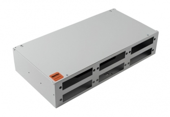 Бокс оптич.FO-19R-2U-6xSLT-W140H42-48UN-GY унив.19