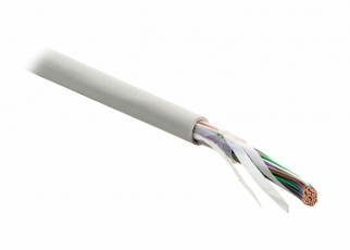 UUTP25-C3-S26-IN-PVC-GY Кабель витая пара, неэкранир. U/UTP, категория 3, 25 пар (26 AWG),одножил. (solid), PVC, серый | 36545 | Hyperline