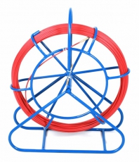 CPS-GP6.0-МС-10M Устройство для протяжки кабеля мини УЗК в металлической кассете с держателем на ножке, 10 м | 428179 | Hyperline