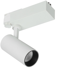 Светильник светодиодный трековый на шинопровод ДПО-20w 4000К 1500Лм 3-х фазный белый