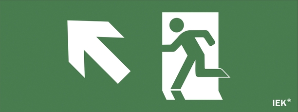 Наклейка Фигура/стрелка вверх влево ДПА