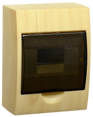 Корпус модульный пластиковый навесной ЩРН-П-6 (сосна) IP41