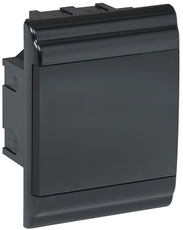 Корпус модульный пл. встр. ЩРВ-П-4 PRIME черный IP41