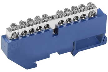 Шина N ''ноль'' на DIN-изоляторе Ni ШНИ-6х9-10-Д-С